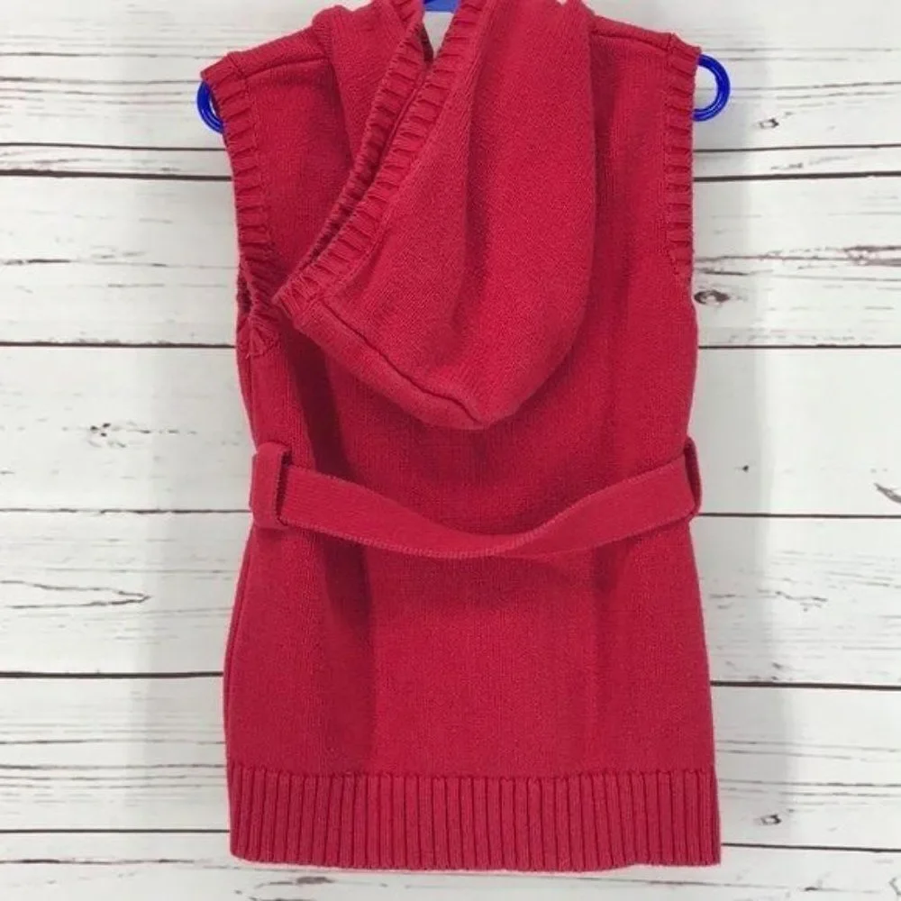 Gymboree Red Sleeveless Argyle Sweater‎ Vest